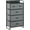 Grey, variant on muzi 5-Drawer Fabric Dresser Tower, 4-Tier Storage Organizer with Steel Frame for Hallway, Bedroom and Closet, Grey