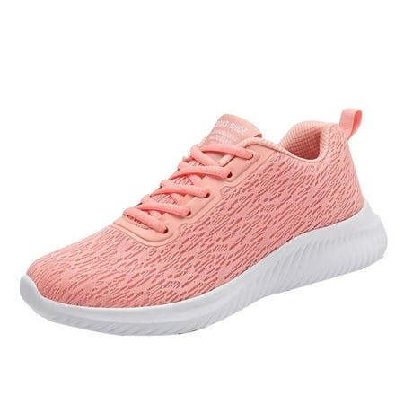 

TAIAOJING Women s Sneaker Summer And Autumn Sneakers Flying Woven Mesh Lace Up Lightweight Casual
