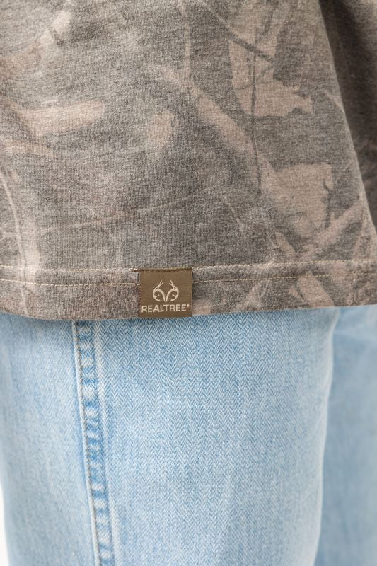 Realtree Camo Tri-Blend Short Sleeve Shirt – Lightweight & Soft, Outdoor & Hunting Apparel​ | S-5XL