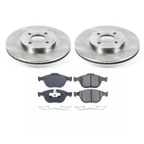 Ultimate Brakes Front Semi-Metallic Brake Pad and Rotor Kit with Hardware WM80937