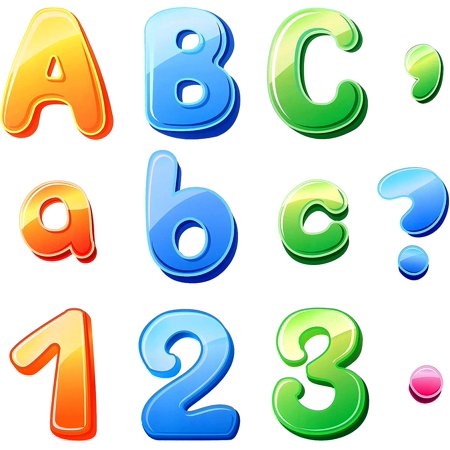 134 Pieces 5 Inch Letters Combo Set, Chalkboard Classroom Letters ...