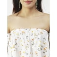 thumbnail image 4 of Moomaya Cotton Printed Off-Shoulder Top, Summer Wear Crop Top For Women, 4 of 8