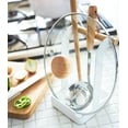 thumbnail image 4 of Home Ladle & Lid Rest - Soporte organizador de utensilios de cocina para cocinar, acero + madera, resistente al agua, JAMW Sencillez, 4 of 5