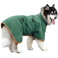 thumbnail image 1 of Toalla de baño para perros: microfibra de secado rápido, súper absorbente, para mascotas, perros y gatos, suave a media, 1 of 5