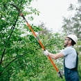 thumbnail image 2 of Ktaxon 26FT Manual Pole Saw, Lightweight Tree Trimmer with Long Handle & Steel Blade, Orange, 2 of 6