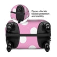 thumbnail image 2 of Gukieu Pink And White Polka Dot Print Suitcase Protective Cover, Elastic Zipper Buckle Suitcase Protective Cover, Suitable for Travel, Business Trip-Medium, 2 of 7