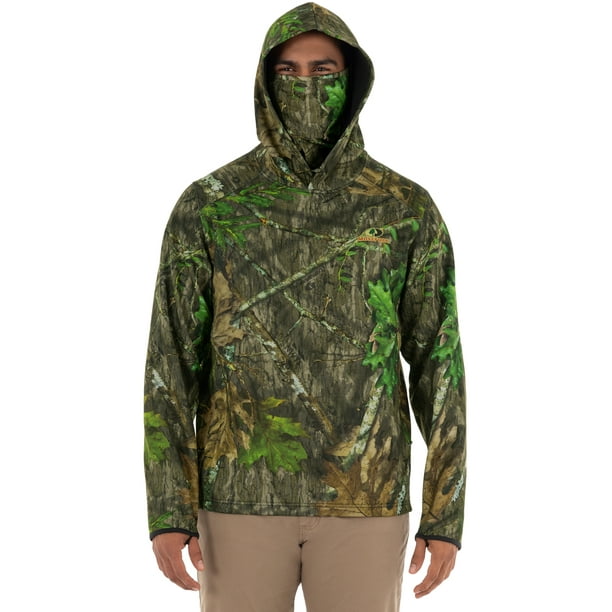 hoodie with built in neck gaiter