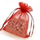 thumbnail image 5 of 100 bolsitas de organza con cordón para joyería, dulces, regalos para fiestas, bodas, 12,7 x 18,8 cm, color rojo, 5 of 8