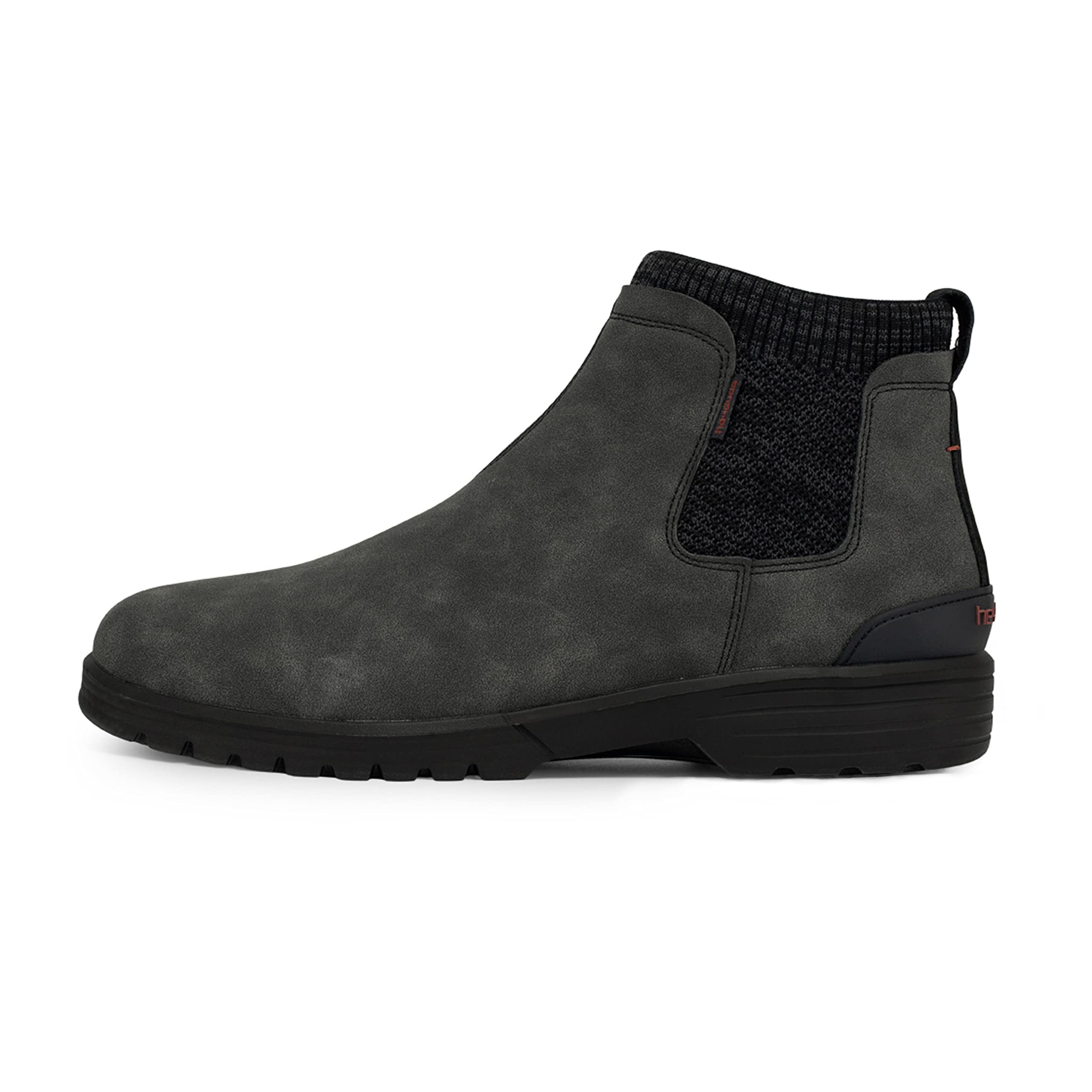 Hey Dude Scott Men\'s Suede Shadow Grey Slip On Chelsea Chukka Boots Size 12 Chelsea Solid Gray for Men for Sale | Shop New & Used Men main image 4