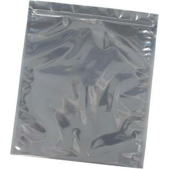 Box Partners STC655 12 x 12 in. 3 Mil Unprinted Reclosable Static Shielding Bags Case, Pack of 100