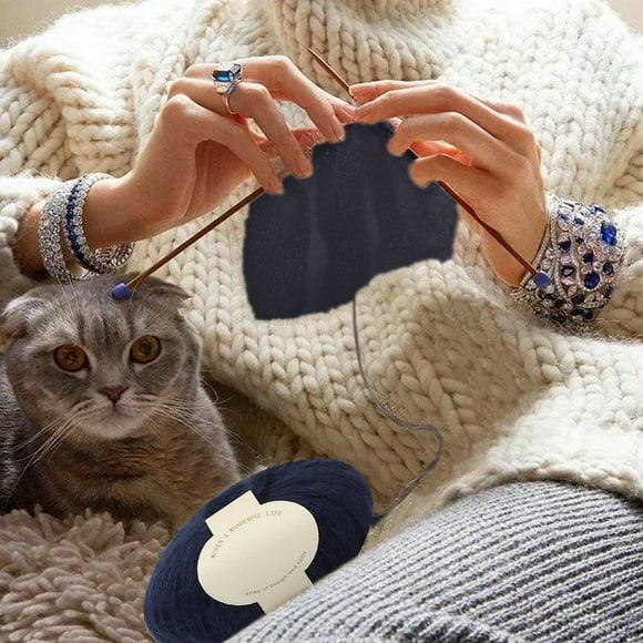 Hilo De Crochet Premium Para Ropa De Bebé, Hilo De Punto De Mezcla De Lana Fina, Madejas De 100 G Con Agujas De 2,5-3,5 Mm, Ultrasuave Y Duradero Para Pieles Sensibles.,Vsgery