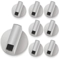 thumbnail image 1 of Heat Resistant, Wear Resistant Stainless Steel Gas Stove Knob, Wide Compatibility With Various Models, Pack Of 8, For Easy Installation And Versatile Use In Home Kitchens, 1 of 5
