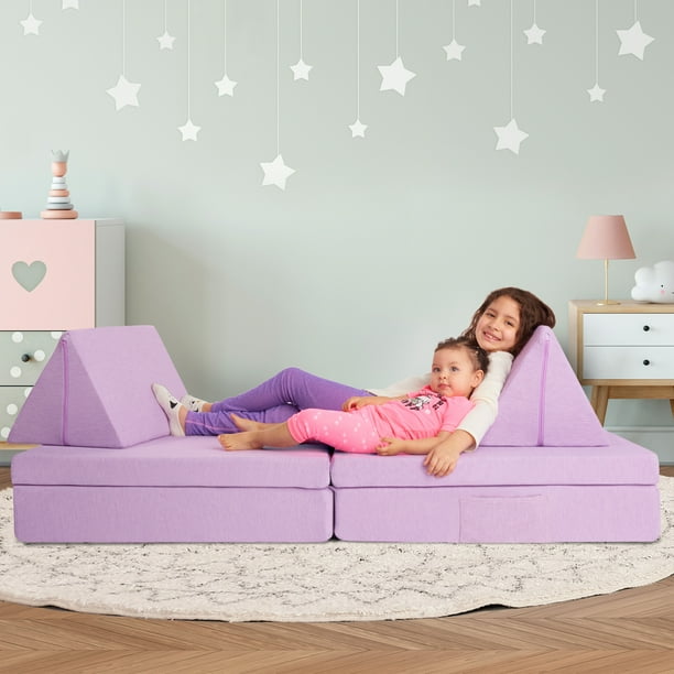 Imaginarium Kids and Toddler Play Couch, Unicorn Purple - Walmart.com