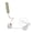 White - US Plug, variant on M Buder 33LED Sewing Machine Light Super Bright Portable Work Lamp with 360-Degree Adjustable Metal Gooseneck Strong Magnetic Base Energy Saving Reading Desk Light US Plug 110-240V