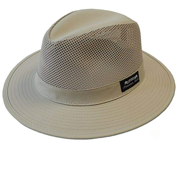 kruising Inademen commentaar Panama Jack Original Mesh Safari Hat, 2 1/2" Brim, UPF (SPF) 50+ Sun  Protection (Medium) - Walmart.com