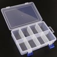 thumbnail image 4 of Caja de almacenamiento organizador de joyería Macarena Estuche transparente de plástico, 4 of 8