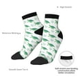 thumbnail image 4 of Goofa Turtle Pattern Non Slip Socks with Grips for Elderly, Crew Socks Yoga Hospital Socks Cushioned Sole Gripper Socks for Men Women, 4 of 5