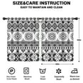 thumbnail image 2 of Blackout Kids Curtains,Boho Bohemia Geometric Line Art Childrens Insulated Curtains Set Of 2,Bedroom Essentials,Toddler Room Decor 42"x54"(106x137cm), 2 of 4