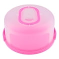 thumbnail image 2 of Homedecorlover - Contenedor portátil para guardar pasteles y cupcakes (11,9'') Rosado, 2 of 9