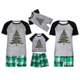 thumbnail image 3 of Fashionable Christmas Parent-Child Set Plaid Print Home Pajamas Two-Piece Kids Set, 3 of 6
