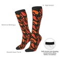 thumbnail image 4 of Wukai Chaussettes Longues Rouges au Piment pour Bas de Couleur Contrastée, Sport Entraînement Physique Adulte, Unisexe, 4 of 6