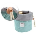 thumbnail image 2 of Cosmetic Bags Women Makeup Bags Drawstring Bucket Toiletry Bag Bathroom Storage Carry Cases Waterproof Make up Pouch Foldable Travel Cosmetic Organizer, 2 of 5