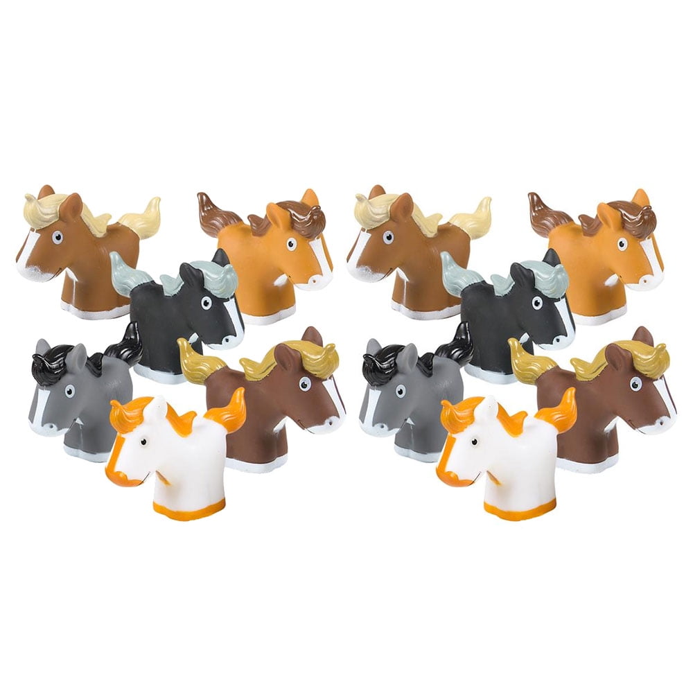 Rhode Island Novelty Rubber Bath Toys PONIES (1 Dozen)