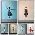thumbnail image 2 of 1 pieza de imágenes decorativas para la pared de la habitación y el encanto de la belleza de la danza, decoraciones para el hogar, impresión en lienzo, carteles de ballet para pared, 2 of 5