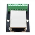 thumbnail image 2 of 12 Piezas RJ45 Ethernet Hembra Conector de Enchufe Placa de Ruptura, Placa de Conector de 2,54 mm Terminal Adaptador de Red Blindado, 2 of 5