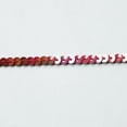 thumbnail image 2 of Red Gold Sequin Trim 4mm Center Stitched Metallic Iris Rainbow Made in USA, 2 of 3
