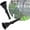 Black, variant on JGJJUGN 360 Degree Rotating Spray Nozzle, Curved Irrigation Sprayer, Adjustable Garden Watering Mist Nozzle for Lawns, Flowers, and Plants - Easy Installation
