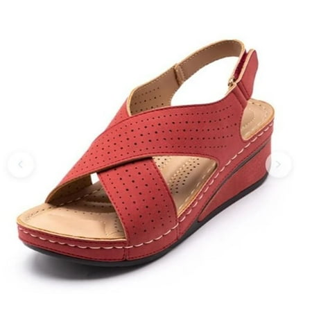 

Women s Summer Casual Sandals Heightening Breathable Hollowed Shoes for Daily Party