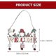 thumbnail image 2 of Letrero de puerta colgante de Navidad, letreros de corona de bienvenida con timbre, decoraciones colgantes de árbol de Navidad para puerta de entrada de vacaciones, decoración de i, 2 of 5