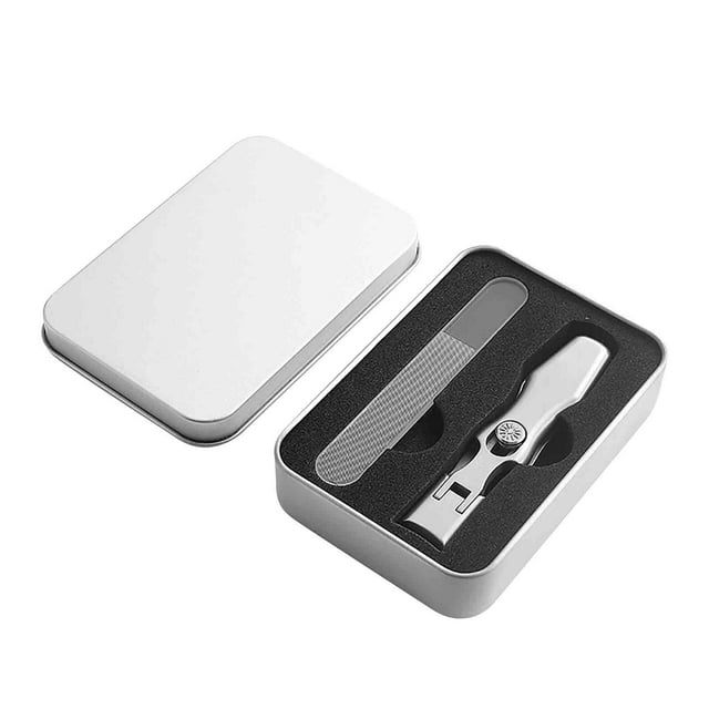 Heavy Duty Nail Clipper with Nail Catcher, Wide Jaw Toenail Clippers for Thick Nails, Anti-Splashing Design for Home Use