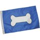 thumbnail image 1 of Bandera Paws Aboard Hueso Azul 29x51 cm Doble Cara, 1 of 1