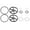 B-2set, variant on Sp0714T Valve Gasket O-Ring For Vari-Floxl Valve Rebuild Kit 1-1/2 Spider Gasket