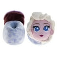 thumbnail image 4 of Disney Frozen 3D Slippers Anna and Elsa Warm Fluffy House Slippers for Girls (Toddler Little Kids), Light Blue, Size: 7 8, 4 of 6