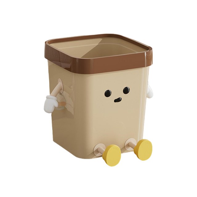 Cubo de Basura Creativo Strade Fareast Limited Contenedor de Basura con Dibujos Animados Tapa Abierta L