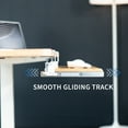 thumbnail image 5 of VIVO Bamboo Clamp-on Keyboard and Mouse Under Desk Slider Tray, 5 of 8