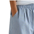 thumbnail image 3 of Tauxra Wide Leg Shorts for Women Elastic Waist Loose Casual with Pockets Breathable Summer Beach Comfortable Lounges, 3 of 5