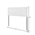 thumbnail image 4 of HomeFare Vertical Channel Queen Headboard in Blue Fabric, 4 of 6