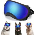 thumbnail image 2 of Gafas de sol para perros, protección UV/viento/polvo/niebla, gafas para mascotas con correa ajustable para perros medianos o grandes (paquete de 1), 2 of 5