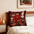 thumbnail image 7 of Christmas Pillow Covers for Decorations 18x18" Christmas Decorative Pillow Cases with Soft Fabric Hidden Zipper for Couch Sofa Bed, Soft and Breathable Home Decors Cushion Covers, 7 of 7