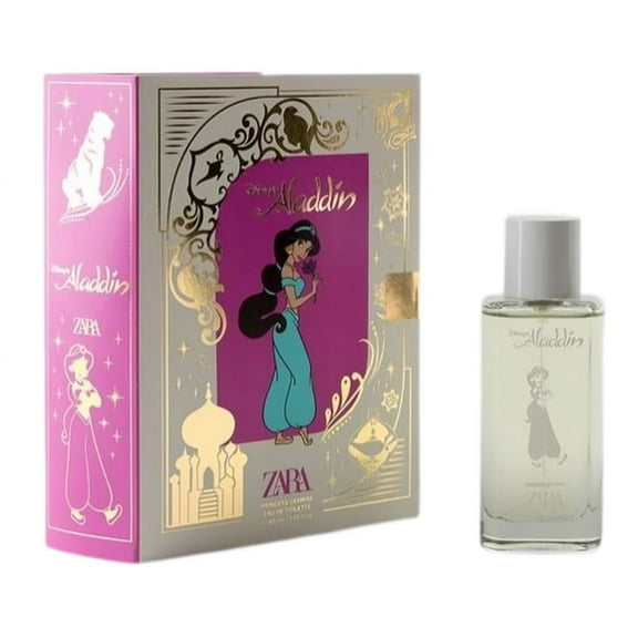 Zara Aladdin Princess Jasmine Kids Perfume Eau de Toilette Spray, 40ml (1.35 fl oz) Captivating Floral Fragrance