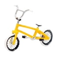 thumbnail image 3 of Mini bicicleta realista CUTICAT modelo de bicicleta juguete Decoración de escritorio AMARILLO, 3 of 8
