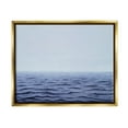 thumbnail image 3 of Stupell Industries Vast Ocean Horizon Soothing Blue Water Waves Photograph Metallic Gold Floating Framed Canvas Print Wall Art, Design by Michael Willett, 3 of 5