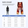 thumbnail image 4 of Fotbe Red Leaf Flame Fox Pantalones de Pijama para Hombre, Pantalones de Dormir, Pantalones de Casa con Cintura Ajustable y Bolsillos-3X-Large, 4 of 6