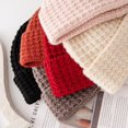 thumbnail image 5 of 100% Wool Knit Beanie - Korean Style Stretchy Ribbed Hat for Men and Women, Soft Warm Unisex Winter Cap,29*22cm,soft pink, 5 of 13