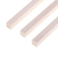 thumbnail image 3 of Abbracc Wooden Sticks Dowel Rod Square Balsa Wood Stick Block for Model Making Craft - 20 Pieces 150mm, 3 of 7