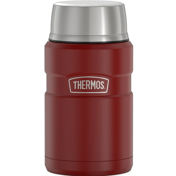Thermos Stainless King Food Jar, Rustic Red, 24 Ounce